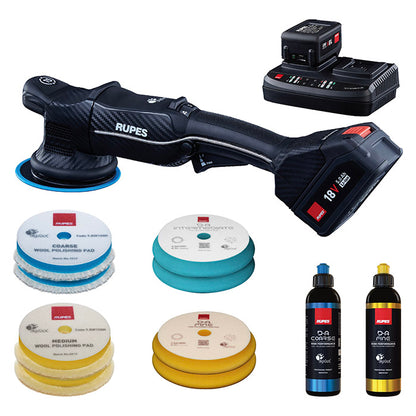Rupes HLR15 Bigfoot Ibrid Polisher BAS Kit Ø125mm rupes