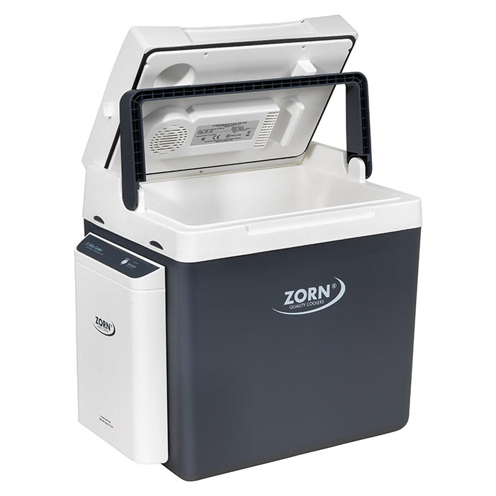 ZORN 25L elektrisk køleboks 12/230V ink. batteri 7,8 Ah zorn