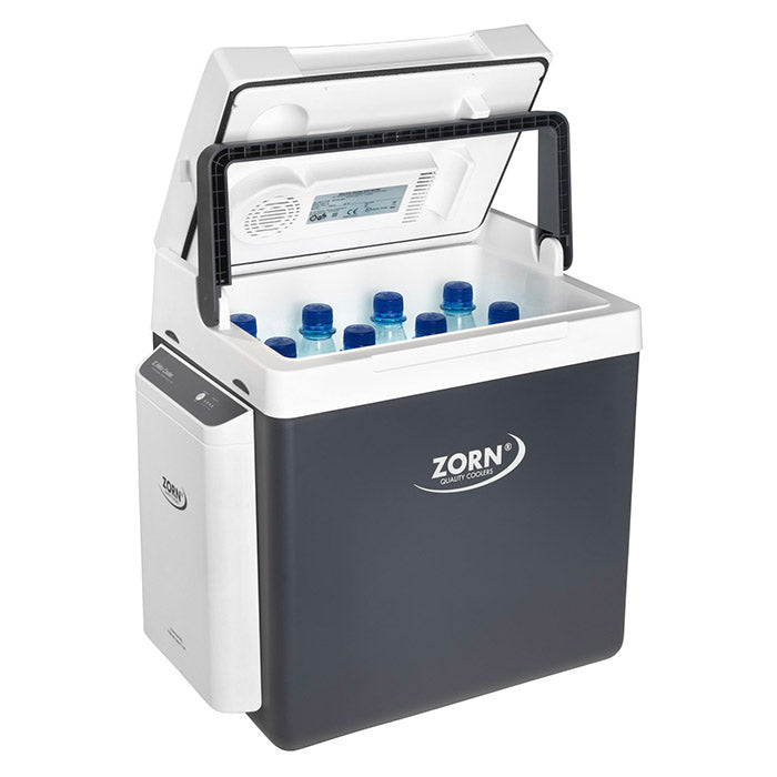 ZORN 25L elektrisk køleboks 12/230V ink. batteri 7,8 Ah zorn