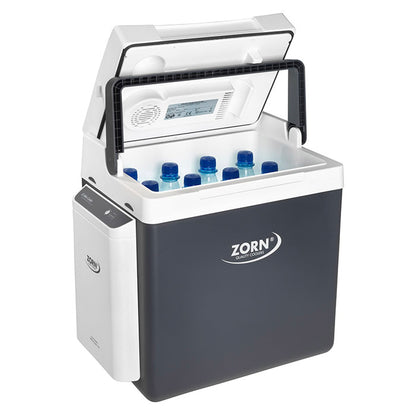 ZORN 25L elektrisk køleboks 12/230V ink. batteri 7,8 Ah zorn
