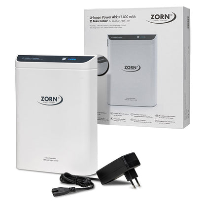 ZORN 25L elektrisk køleboks 12/230V ink. batteri 7,8 Ah zorn