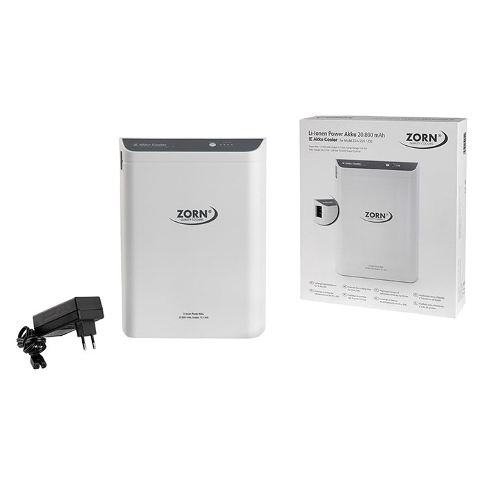 ZORN 25L elektrisk køleboks 12/230V ink. batteri 7,8 Ah zorn