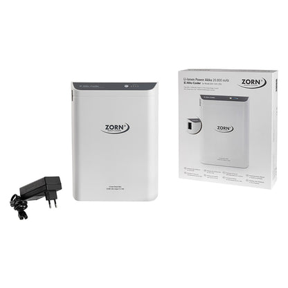 ZORN 25L elektrisk køleboks 12/230V ink. batteri 7,8 Ah zorn