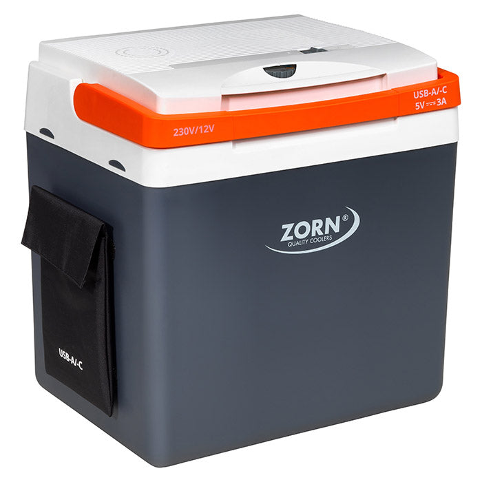 ZORN 25L elektrisk køleboks 12/230V og USB zorn