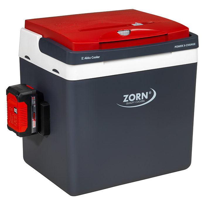 ZORN 26L elektrisk køleboks 12/230V + Akku 18V tilslut zorn