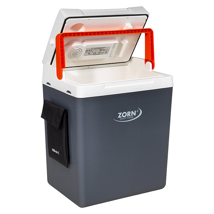ZORN 30L elektrisk køleboks 12/230V og USB tilslutning zorn
