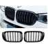 BMW X3/X4 F25, F26 (2014-2018) Frontgrill nyrer - Sort højglans - Komplet sæt - BilligStyling