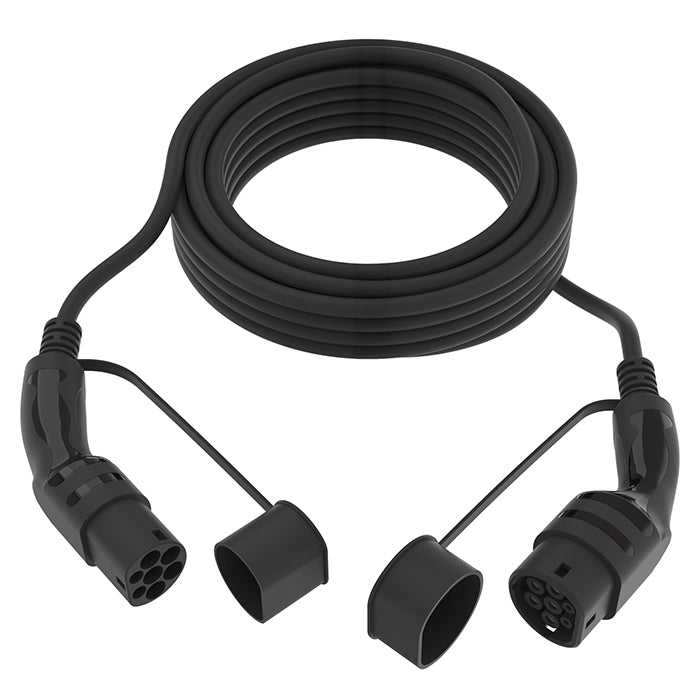 Ladekabel Type-2 32A 3-faset - 5 Meter