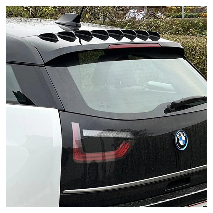 V Spoilers Kit til Personbil 10 stk. Sort vspoilers