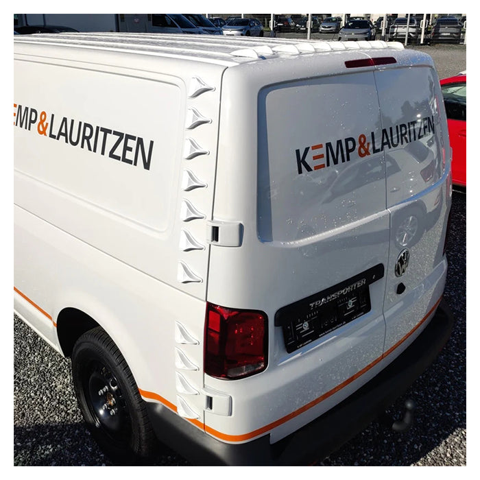 V Spoilers Kit til Varebil 30 stk. Hvid vspoilers