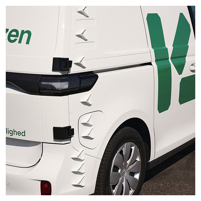 V Spoilers Kit til Varebil 30 stk. Sort vspoilers