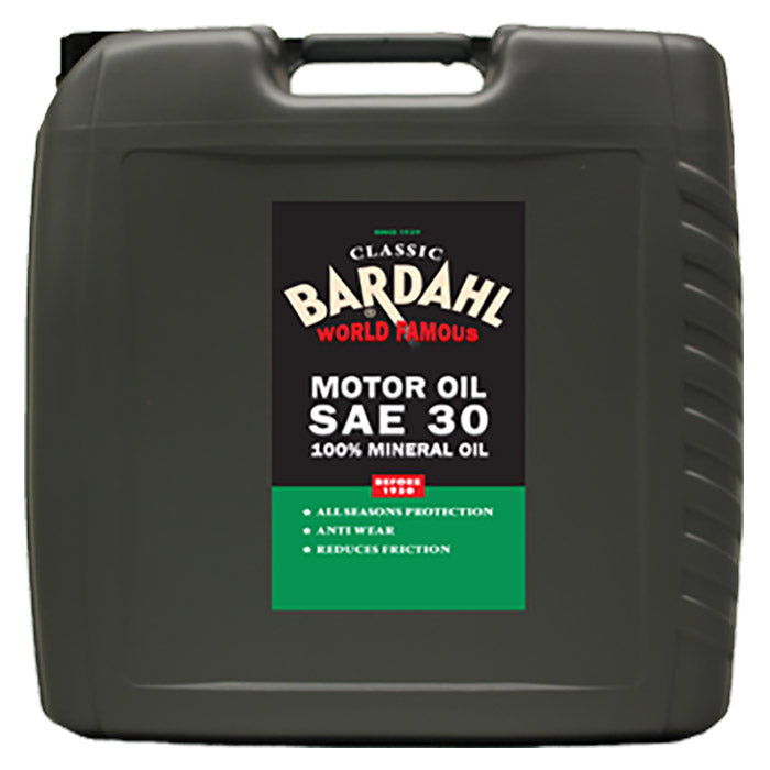 Bardahl 20 Ltr. Sae30 Singlegrade Classic motorolie bardahl