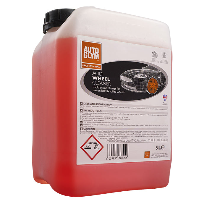Autoglym Acid Wheel Cleaner 5L Fælgrens med syre autoglym
