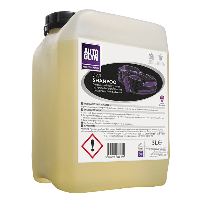 Autoglym Carshampoo No.14 5L Shampoo uden voks autoglym