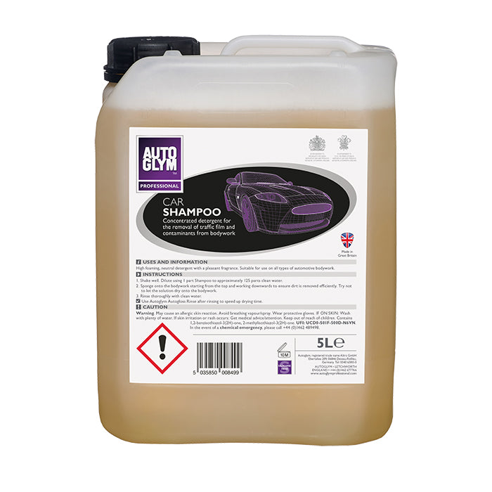 Autoglym Carshampoo No.14 5L Shampoo uden voks autoglym