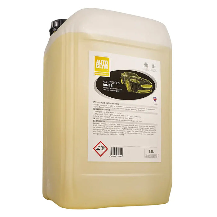 Autoglym Autogloss Rinse 25L Skyllevoks autoglym
