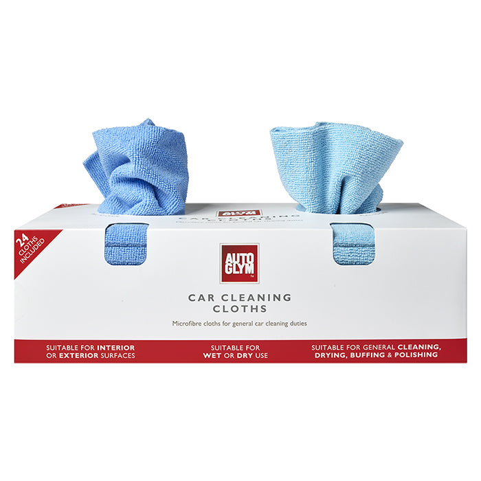 Autoglym Mikrofiberklude i kasse 250gsm 32x32cm 24 stk autoglym