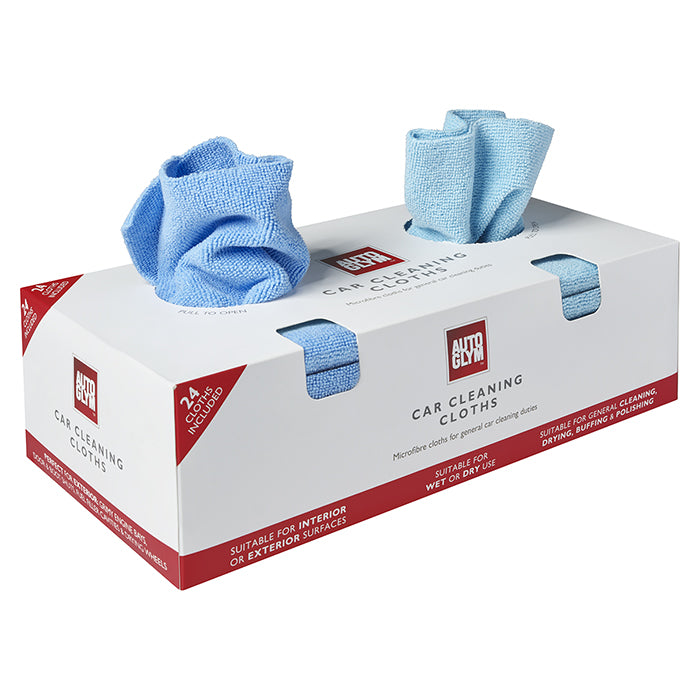 Autoglym Mikrofiberklude i kasse 250gsm 32x32cm 24 stk autoglym
