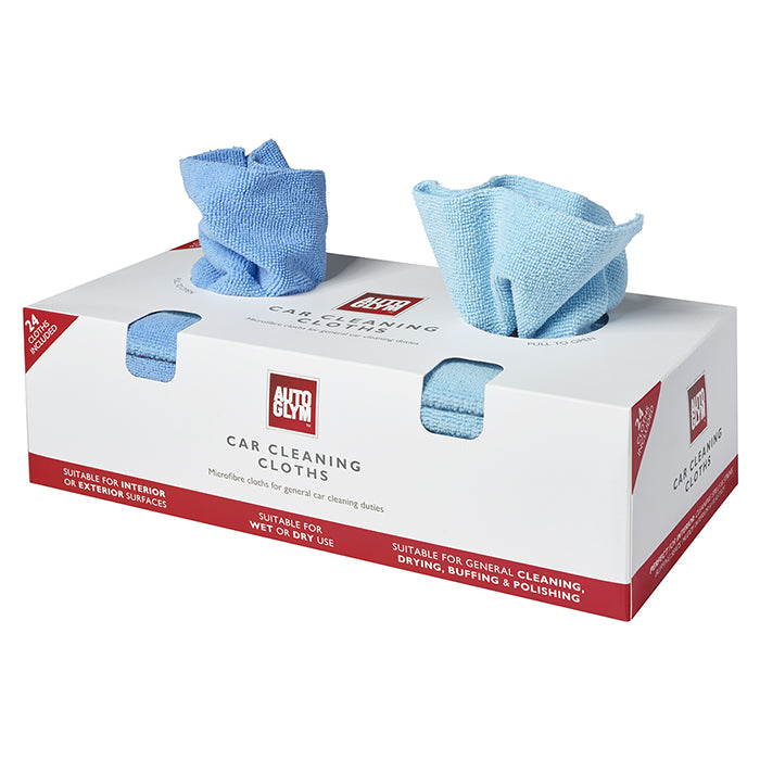 Autoglym Mikrofiberklude i kasse 250gsm 32x32cm 24 stk autoglym