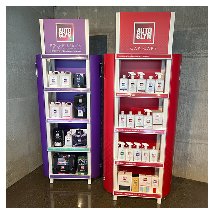 Autoglym Polar Gulvstativ med 4 hylder autoglym