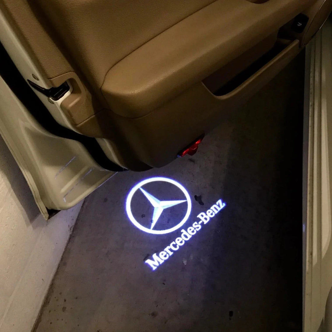 Mercedes dørlys, sæt med 2 stk - BilligStyling