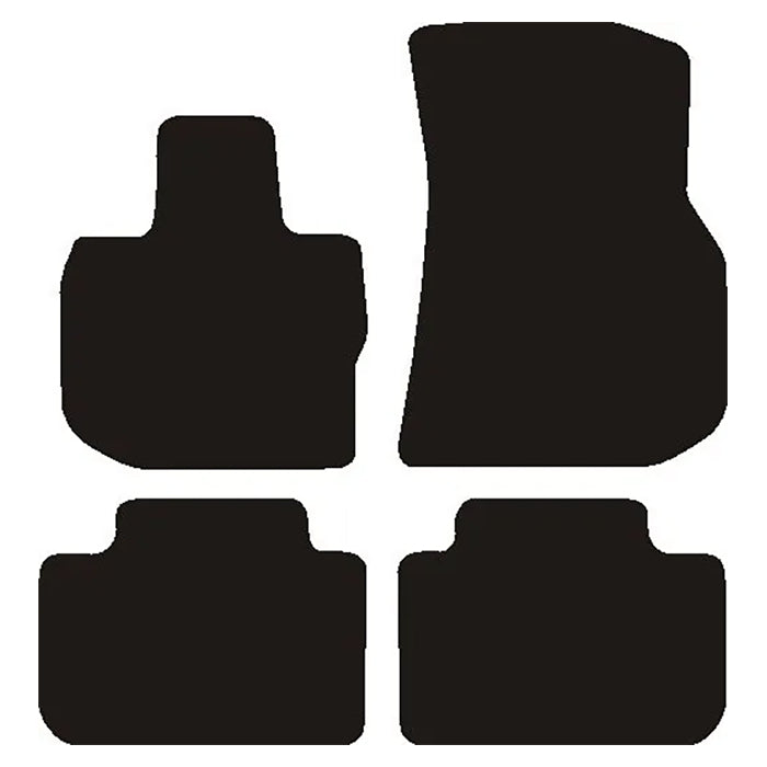 Bilmåtter BMW X3, X4, iX3 (G01,G02,G08)2021- Velour avant