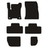 Bilmåtter Mercedes EQB (X243) 2021- Velour avant