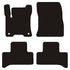 Bilmåtter Mercedes EQA (H243) 2021- Velour avant