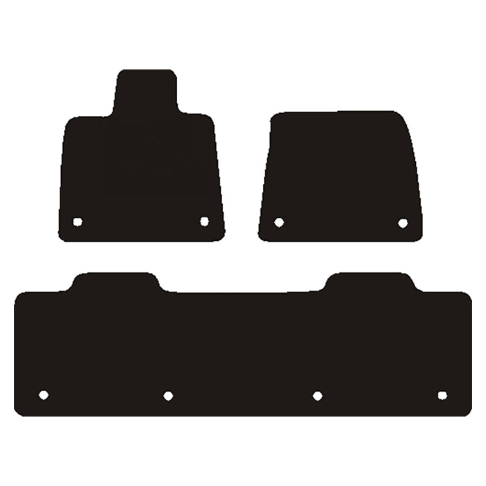 Bilmåtter Volvo ES90 (V551) 2025- Velour avant