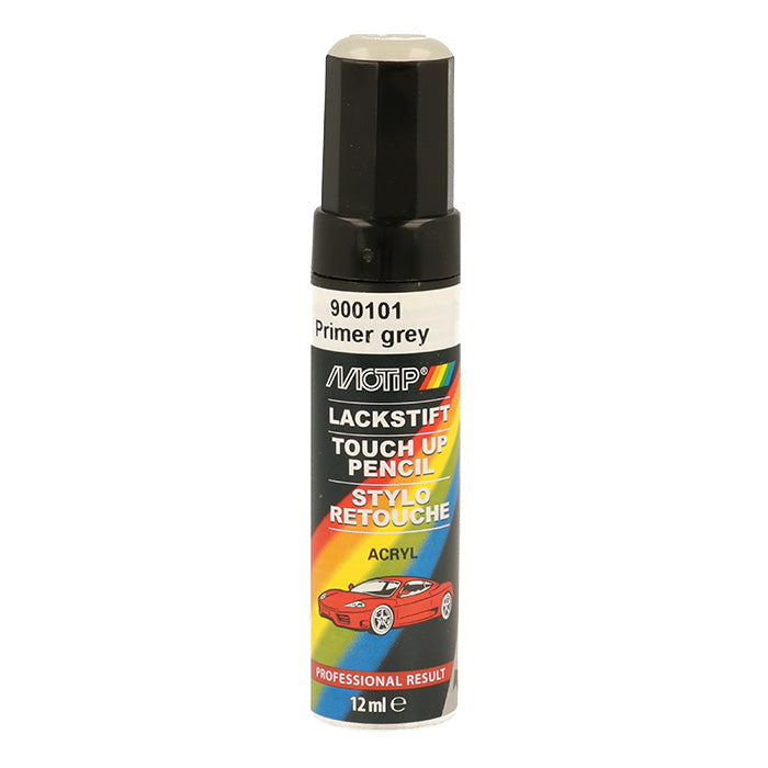 Motip 900101 lakstift akryl autolak primer grå 12ml motip