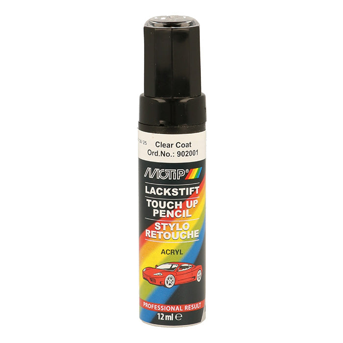 Lakstift akryl autolak klarlak 12ml motip