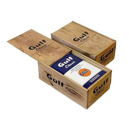 Gulf Classic 20w-50, 5 liter i trææske gulf