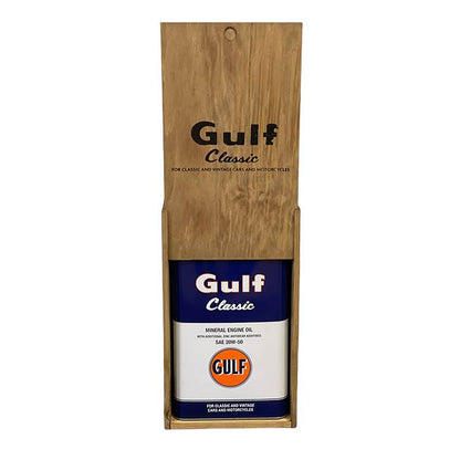 Gulf Classic 20w-50, 5 liter i trææske gulf