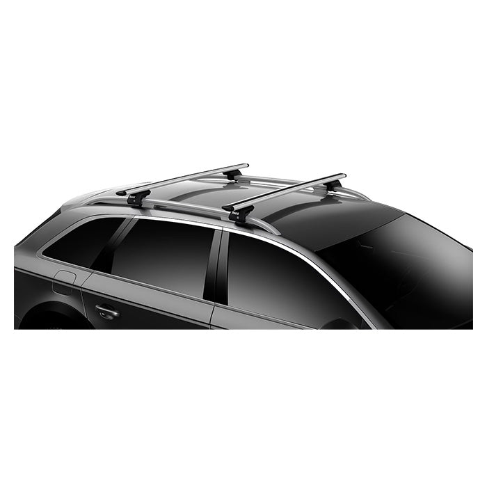 Thule WingBar evo 118 tagbøjle i sølv halvt sæt (1stk) thule