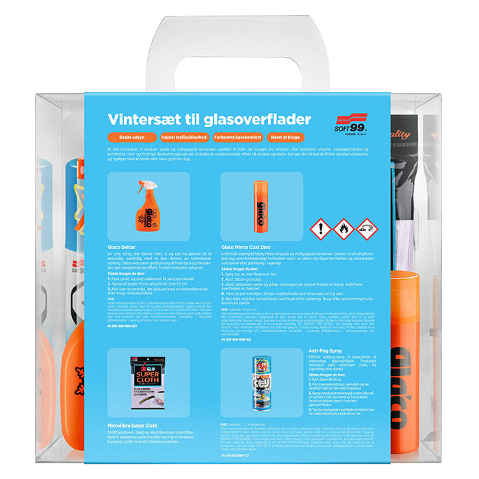 Soft99 Glaco Vinterkit 4-i-1 - Perfekt som gave Soft99