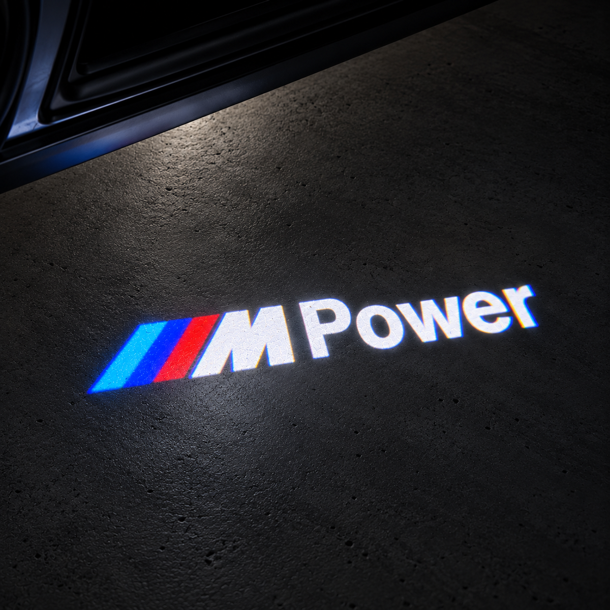 BMW M-Power Indstigningslys med Logo - LED (2 stk.) BilligStyling