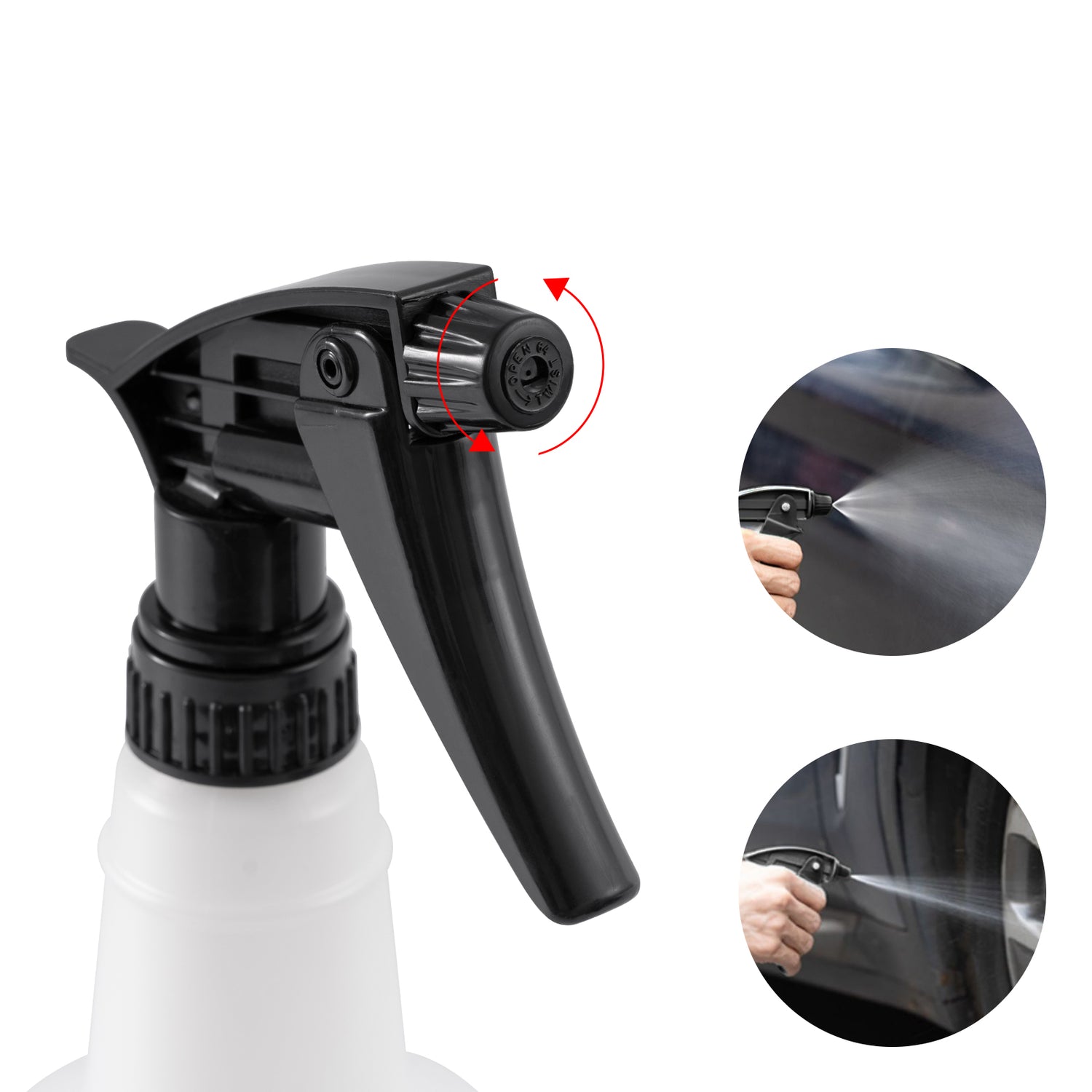 BS Kemiresistent Sprayflaske (1 Liter) BilligStyling