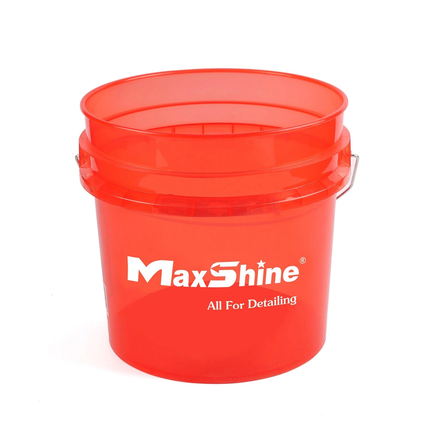 Maxshine Detailing Spand Transparent 13L - Rød - BilligStyling