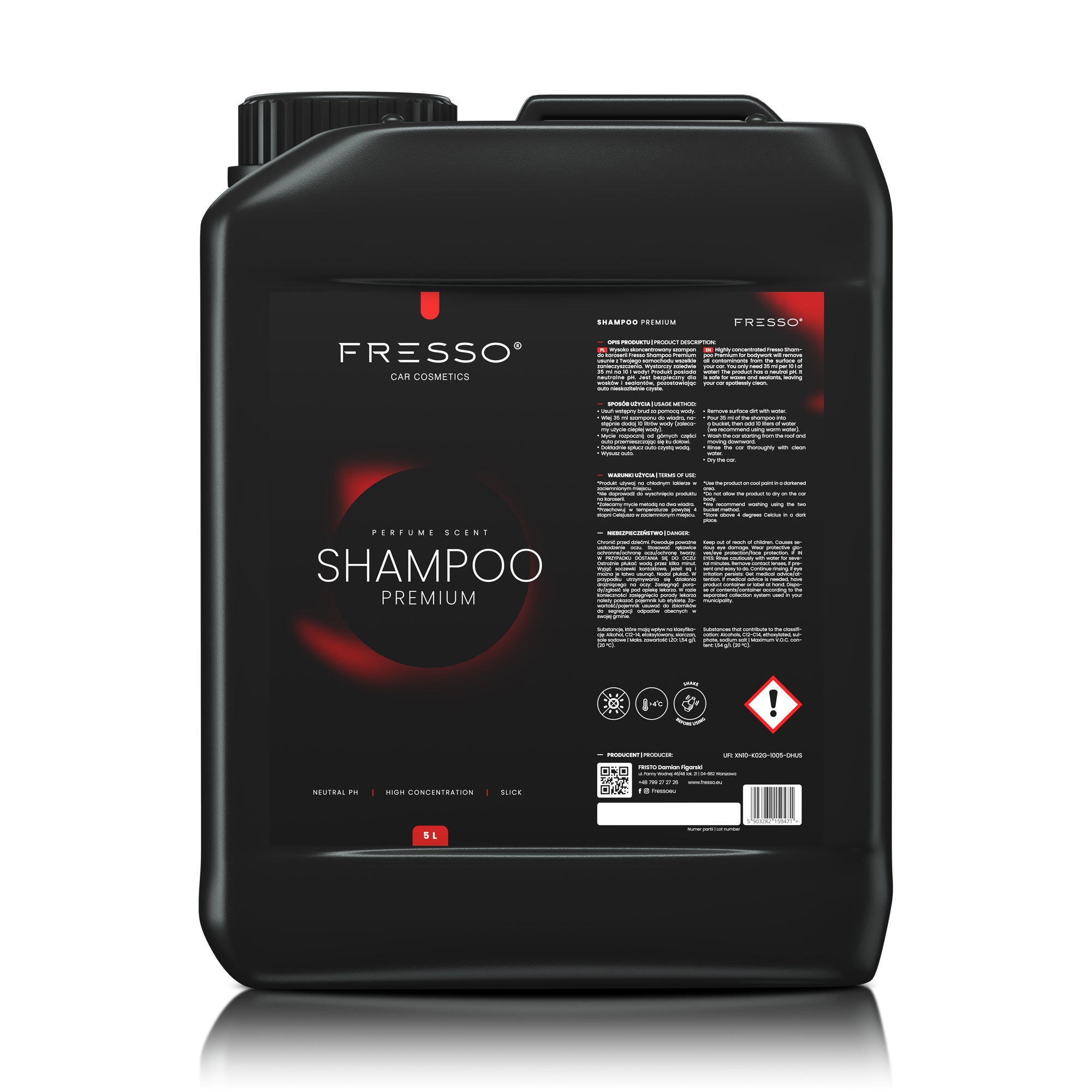 Fresso Shampoo Premium - pH-neutral shampoo Fresso