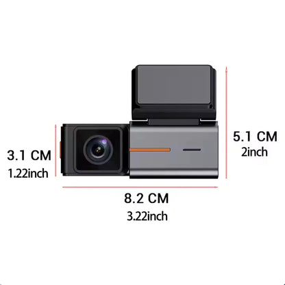 4K Ultra HD Dual Dashcam med WiFi og Mobilforbindelse - Sæt til For/Bag - BilligStyling