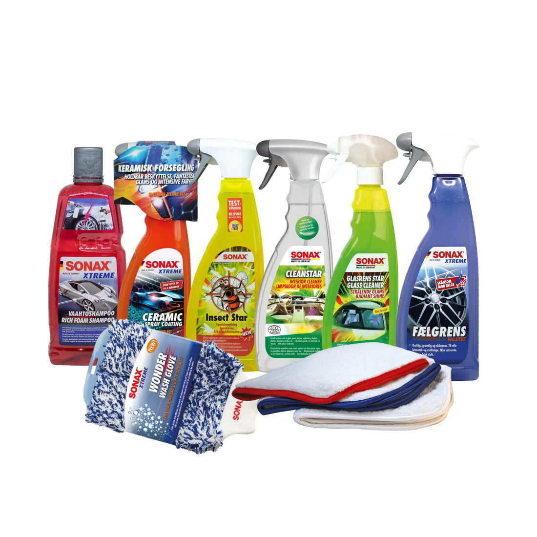 SONAX Vaskepakke, Stor - BilligStyling