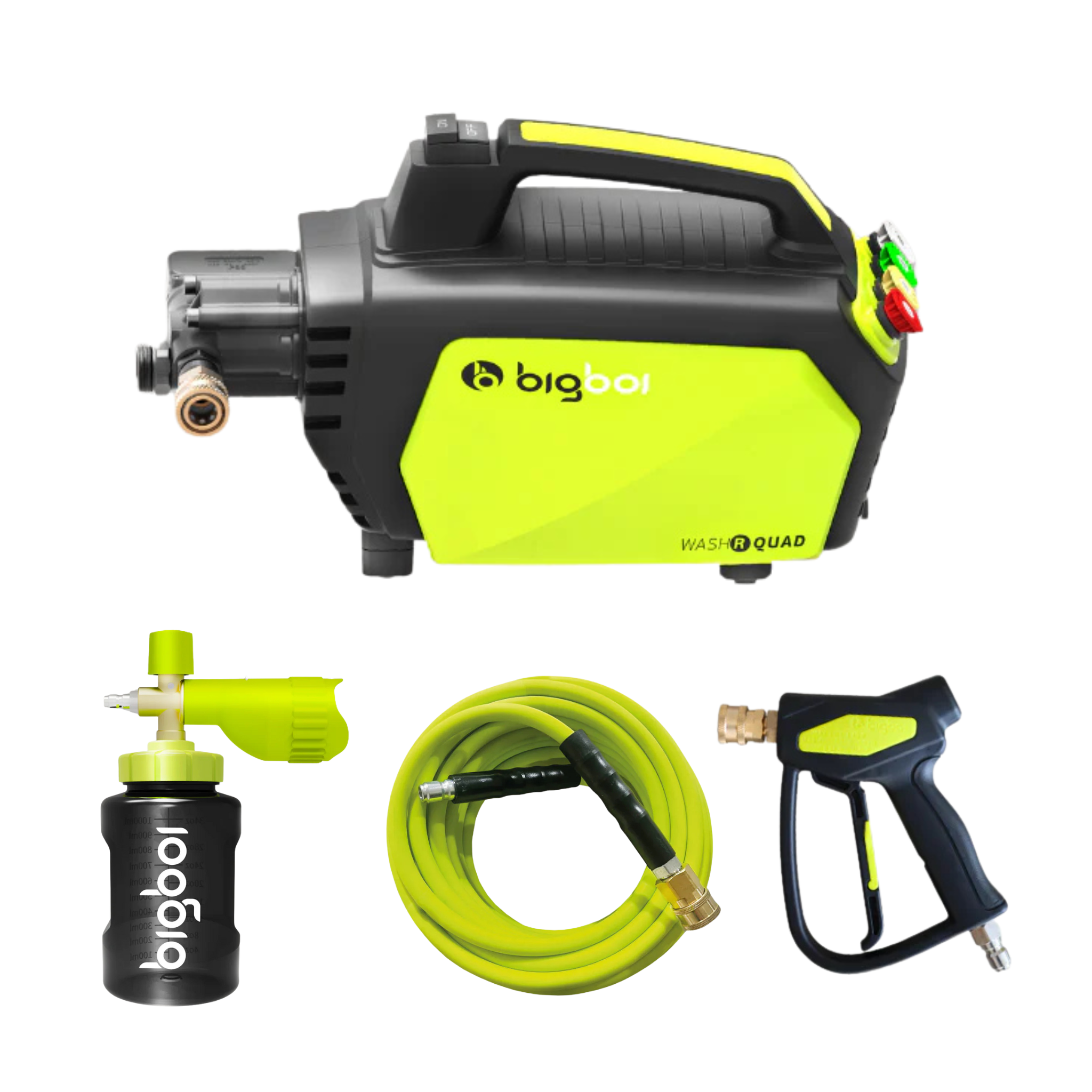 BigBoi WashR Quad Højtryksrenser til bilvask Bigboi