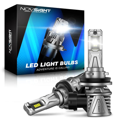 NOVSIGHT N68 LED Pæresæt H11, 6500K, 15000LM - BilligStyling