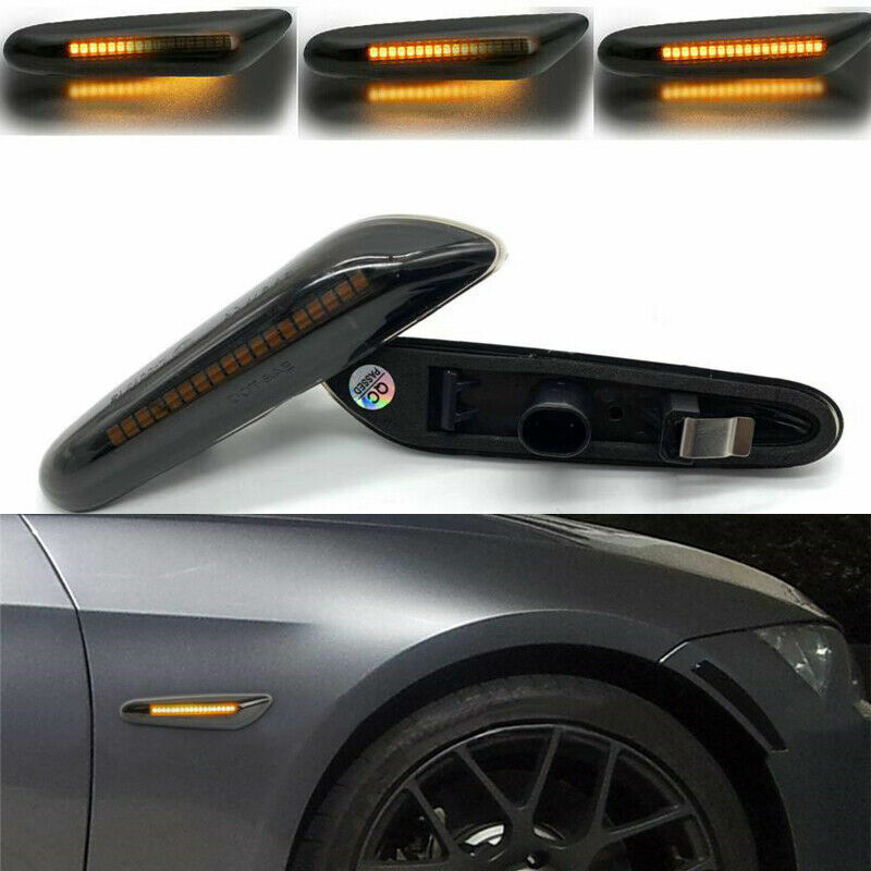 Dynamisk blinklys - BMW E90/E91/E92/E93 - sæt med to stk - BilligStyling