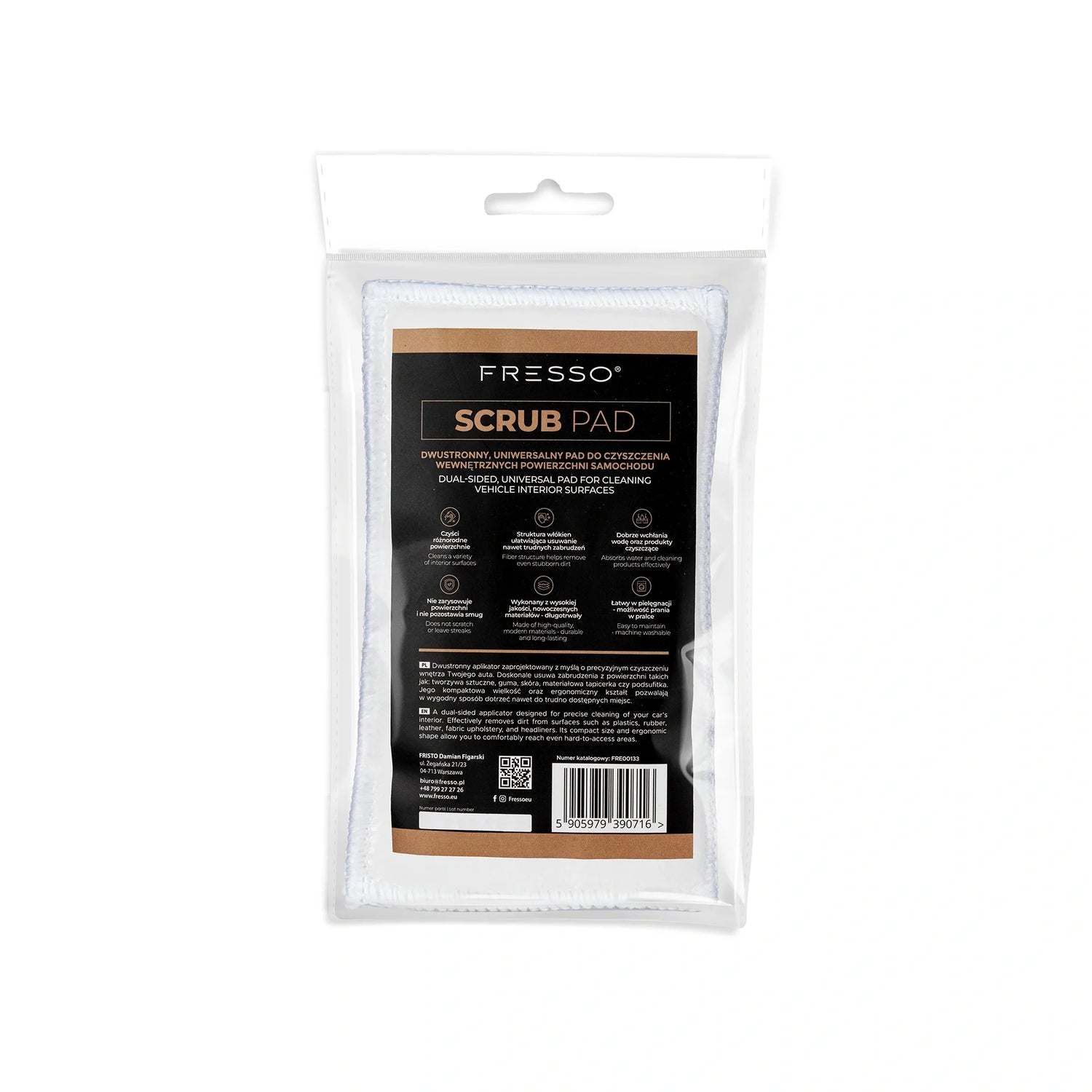 Fresso Scrub Pad - Dobbeltsidet rengøringspad Fresso