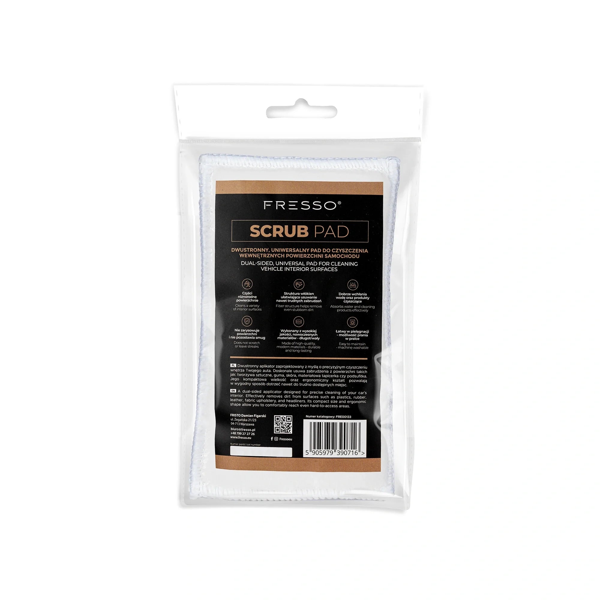 Fresso Scrub Pad - Dobbeltsidet rengøringspad Fresso