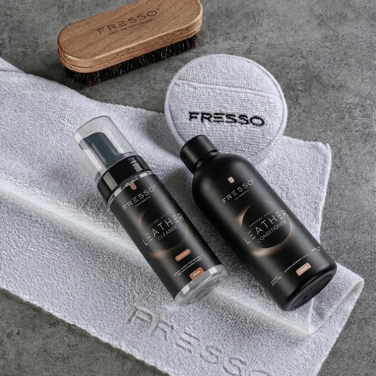 Fresso Leather Kit - Komplet læderplejesæt Fresso