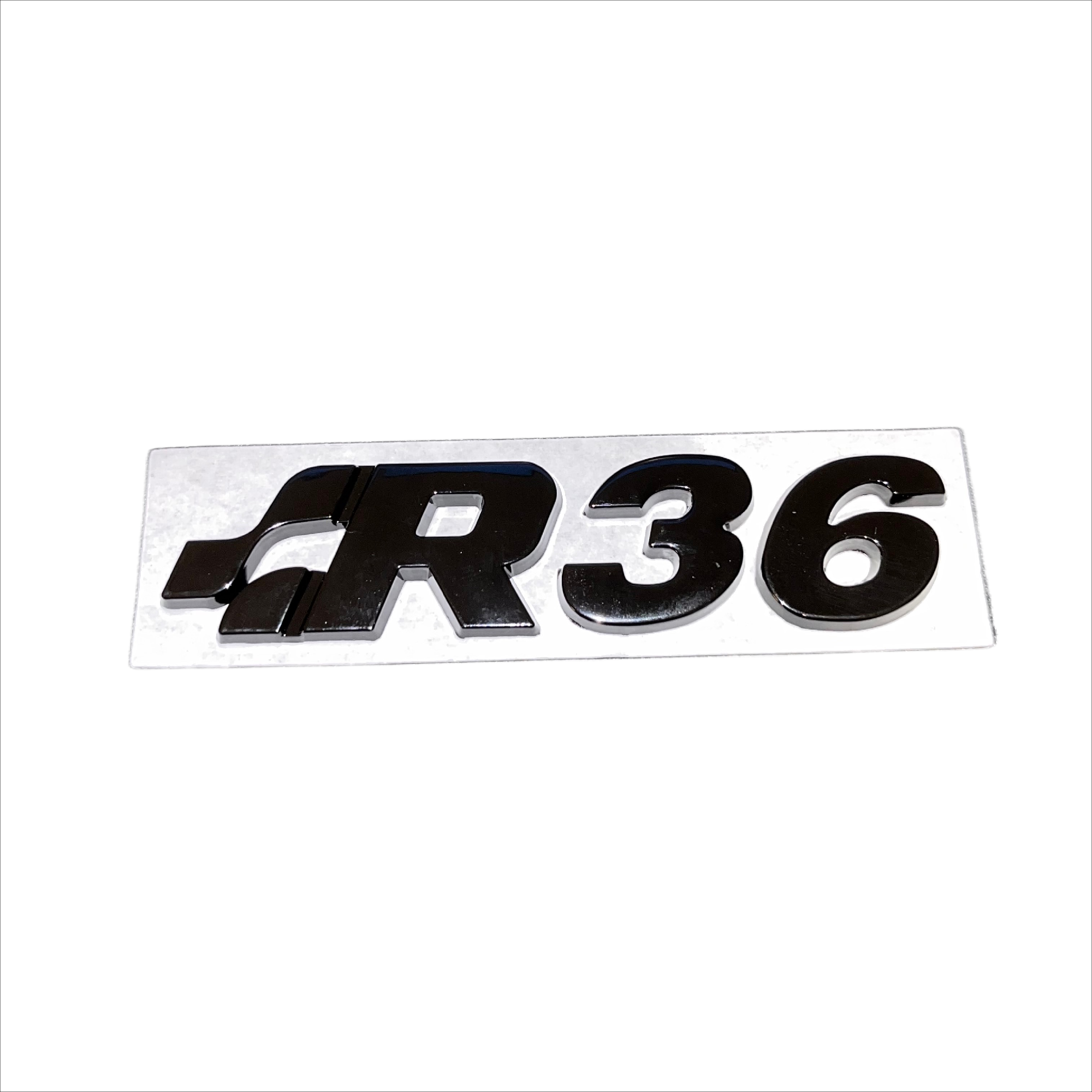 Volkswagen R36 emblem, sort - BilligStyling