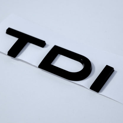 TDI emblem, Sort - BilligStyling