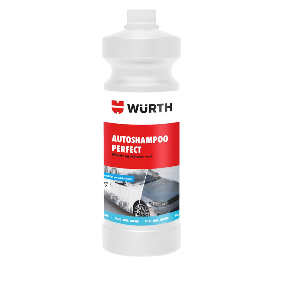 Autoshampoo 1L, effektiv og skånsom vask, Würth - BilligStyling